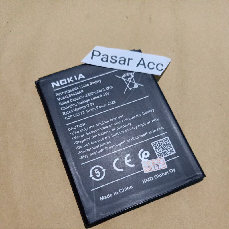 Jual Baterai Batre Jadul Nokia C1 Android TA-1165 TA1165 C1 2020 Model ...