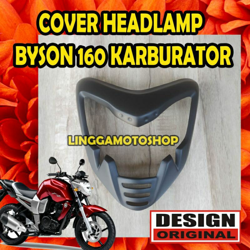 Jual Cover Headlamp Byson Karbu Model Taring Dan Extreme Lis Tutup