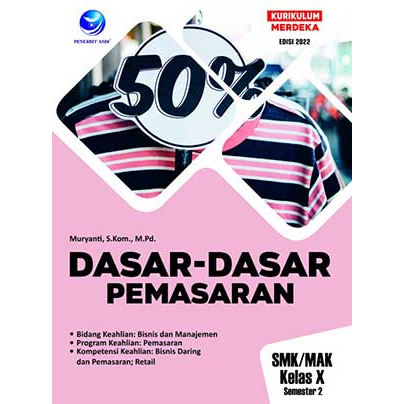 Jual Buku Dasar Dasar Pemasaran Smk Kelas X Semester Kurikulum Merdeka Shopee Indonesia