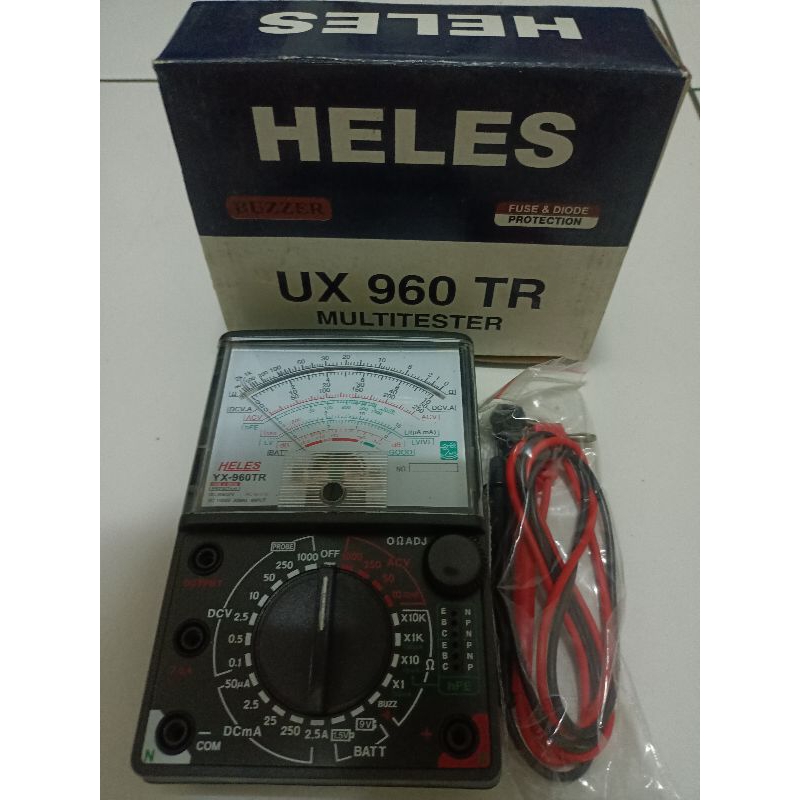 Jual MULTITESTER HELES UX 960 , SESUAI GAMBAR ( KUALITAS BAGUS ...