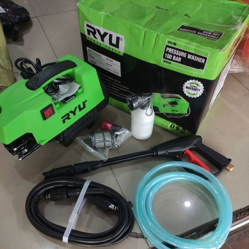 Jual jet cleaner Ryu RPW 100 PRESSURE WASHER 100 BAR/ mesin steam mesin ...