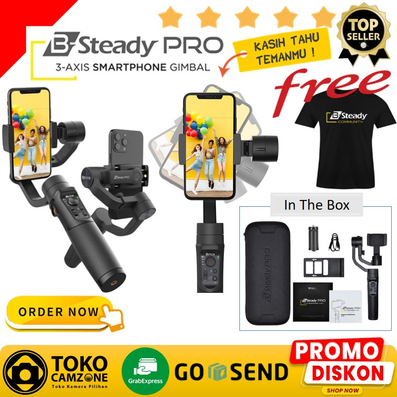 Jual Brica B-Steady Pro New 2024 3-Axis Stabilizer | B-Steady Pro 2024/ ...