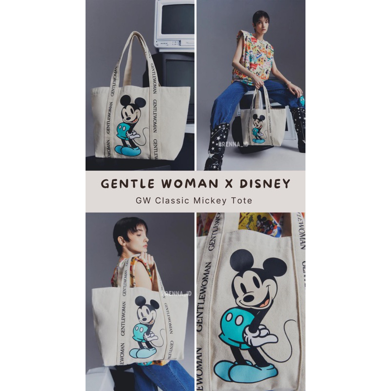 Jual ( READYSTOCK ) Gentle Woman x DISNEY mickey collections | LIMITED ...