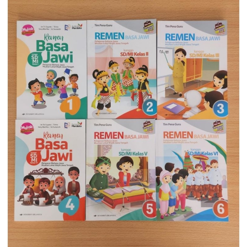 Jual Buku Remen Bahasa Jawa Penerbit Erlangga SD Kelas 1 2 3 4 5 6 ...