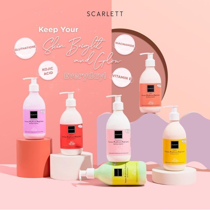 Jual SCARLETT BODY LOTION 300ML Shopee Indonesia