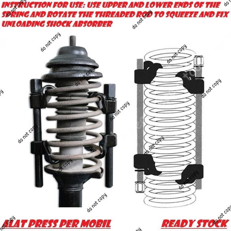 Jual Treker Per Keong Coil Spring Mobil Compressor Pegas Kejut Clamp ...
