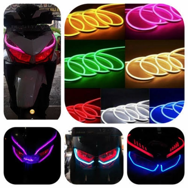 Jual LAMPU ALIS LED NEON FLEKSIBEL 12V MOTOR DAN MOBIL GRADE A UKURAN ...