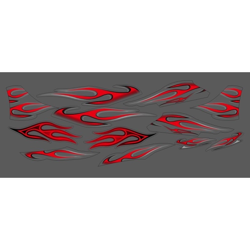 Jual STRIPING STICKER TRANSPARAN NMAX NEW MOTIF API | Shopee Indonesia