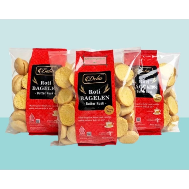 Jual Bagelen Snack Roti Kering DELIA Bentuk Bulat 250 gram | Shopee ...