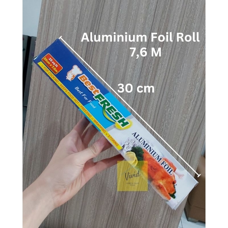 Jual Aluminium Foil Roll Cm X M Best Fresh Aluminium Foil Bungkus Makanan Isi Pc