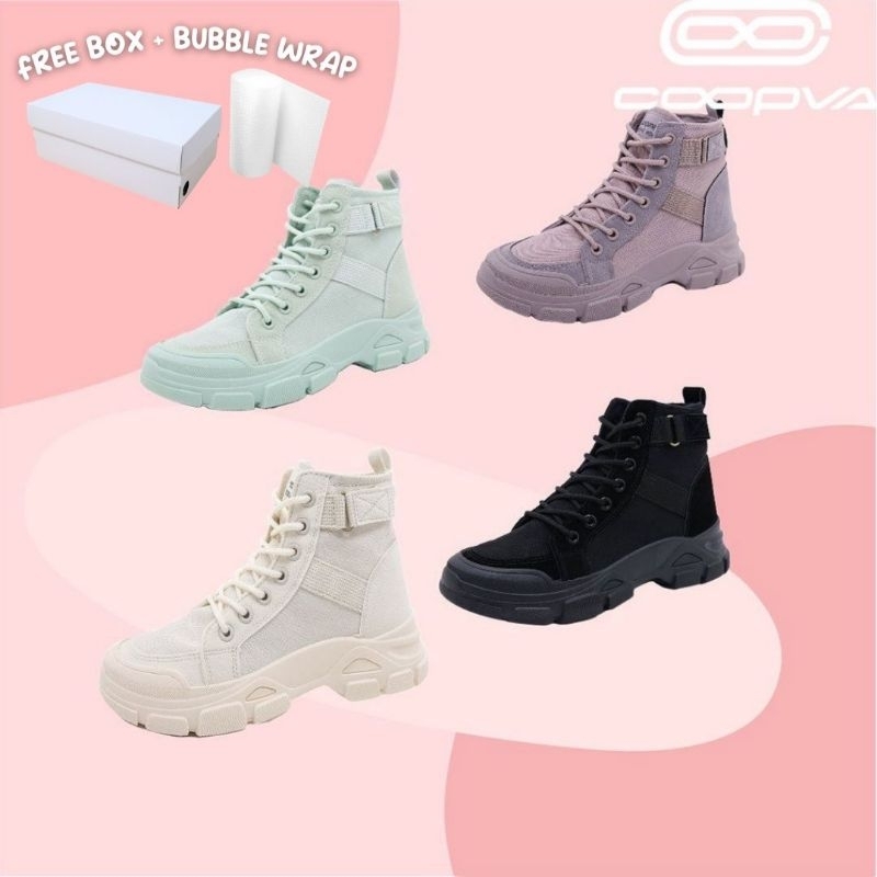 Jual Free Box Bubble Wrap Sepatu Sneakers Import Rachel Boots Bisa