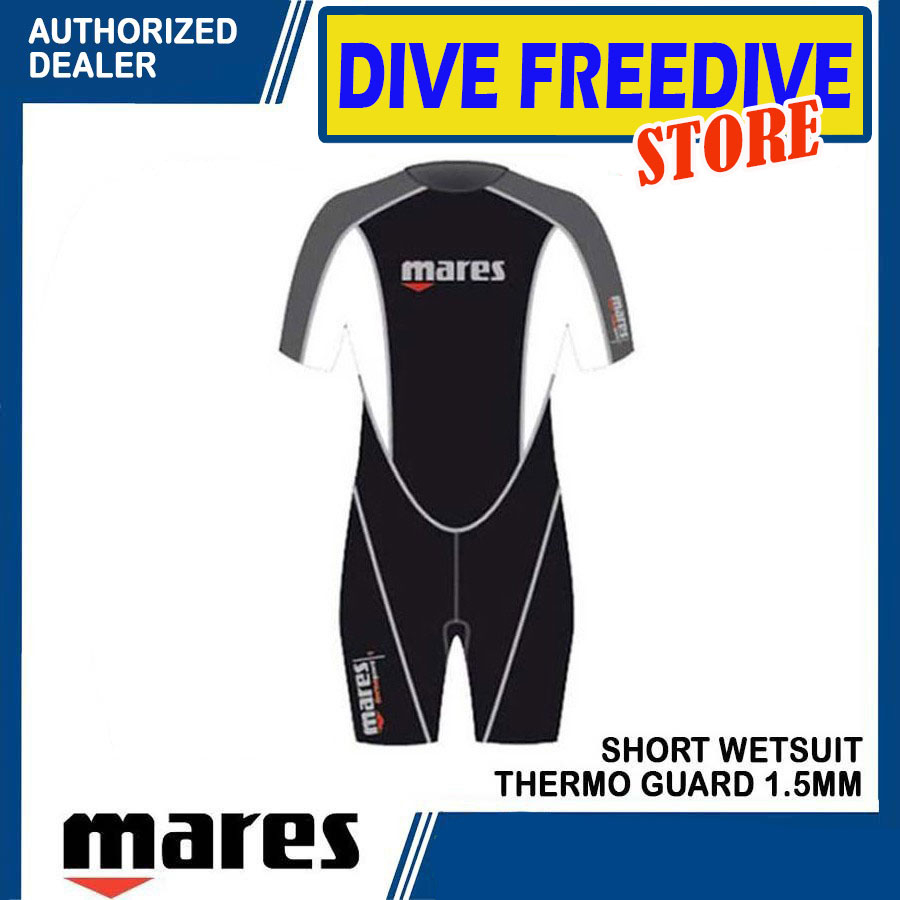 Jual Short Wetsuit Mares Thermo Guard 1,5mm Baju Pendek Scuba Diving