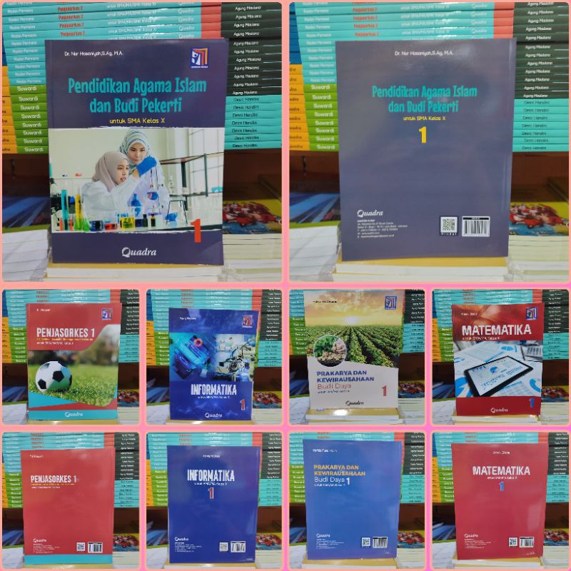 Jual Buku Paket SMA Kelas X Kurikulum Merdeka Quadra | Shopee Indonesia