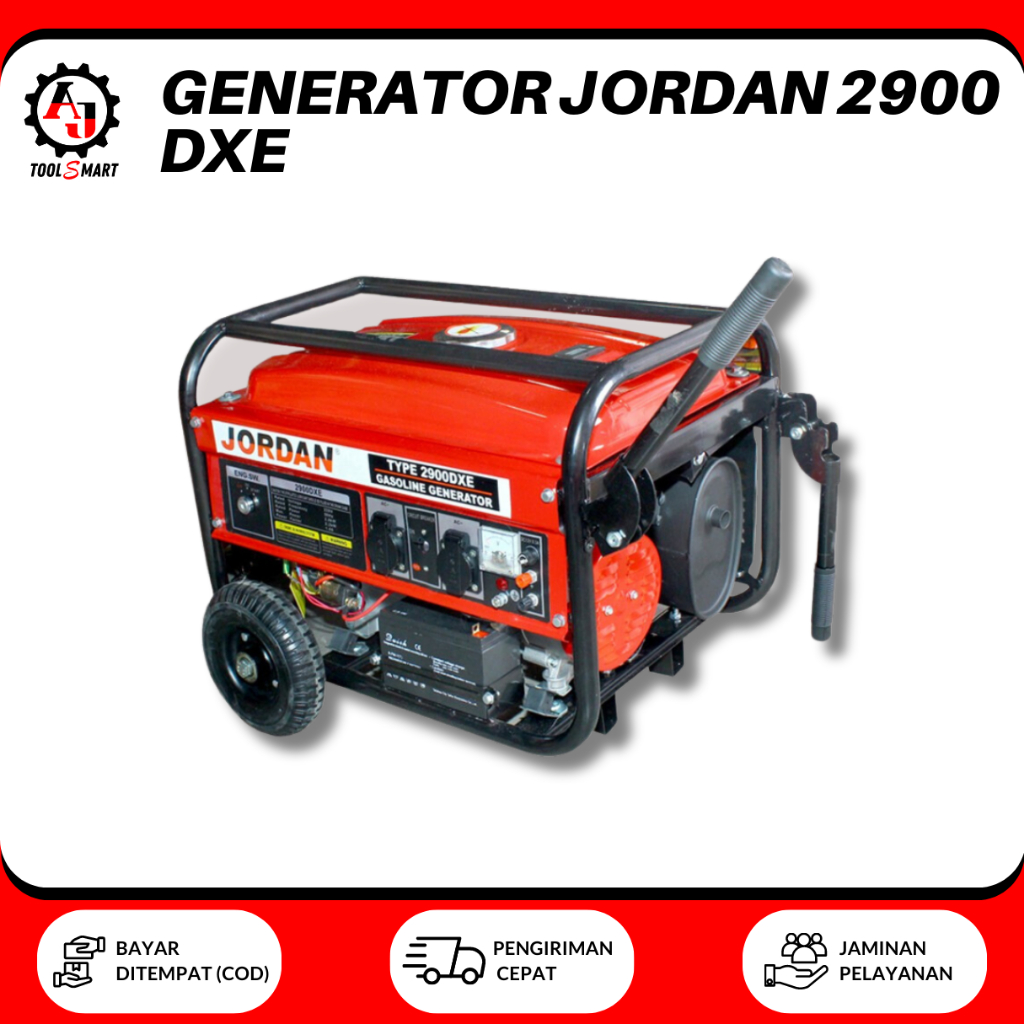 Jual Generator Jordan 2900DXE 2000 Watt Mesin Genset | Shopee Indonesia