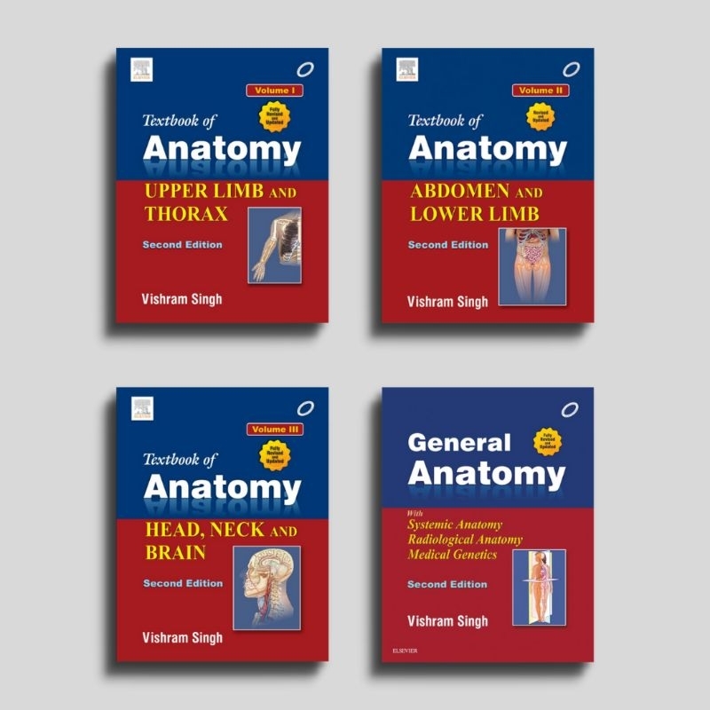 Jual Bundle Textbook Of Anatomy General Anatomy Upper Limb And Thorax ...