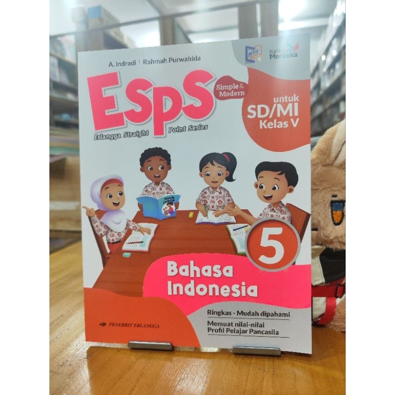 Jual Buku ESPS Bahasa Indonesia SD Kelas 5 Kurikulum Merdeka Erlangga ...