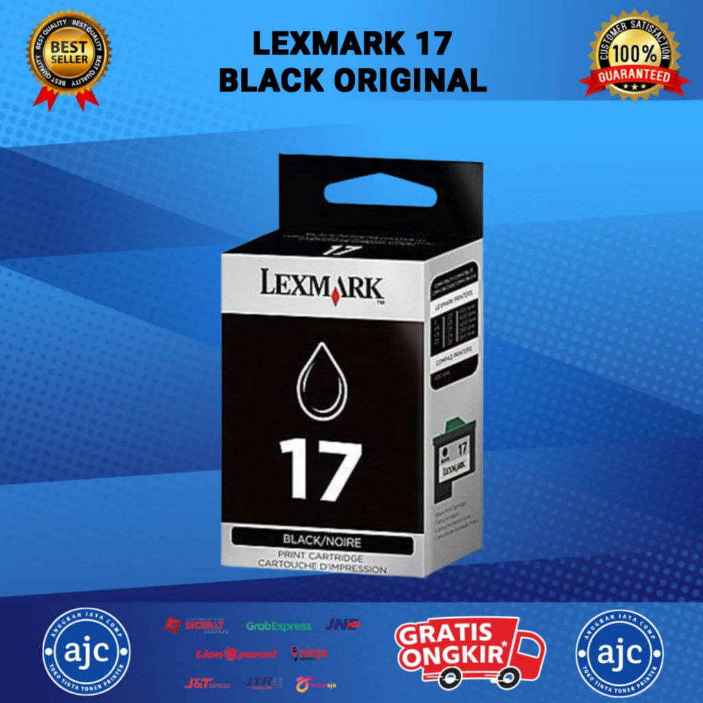 Jual TINTA LEXMARK 17 BLACK ORIGINAL | Shopee Indonesia