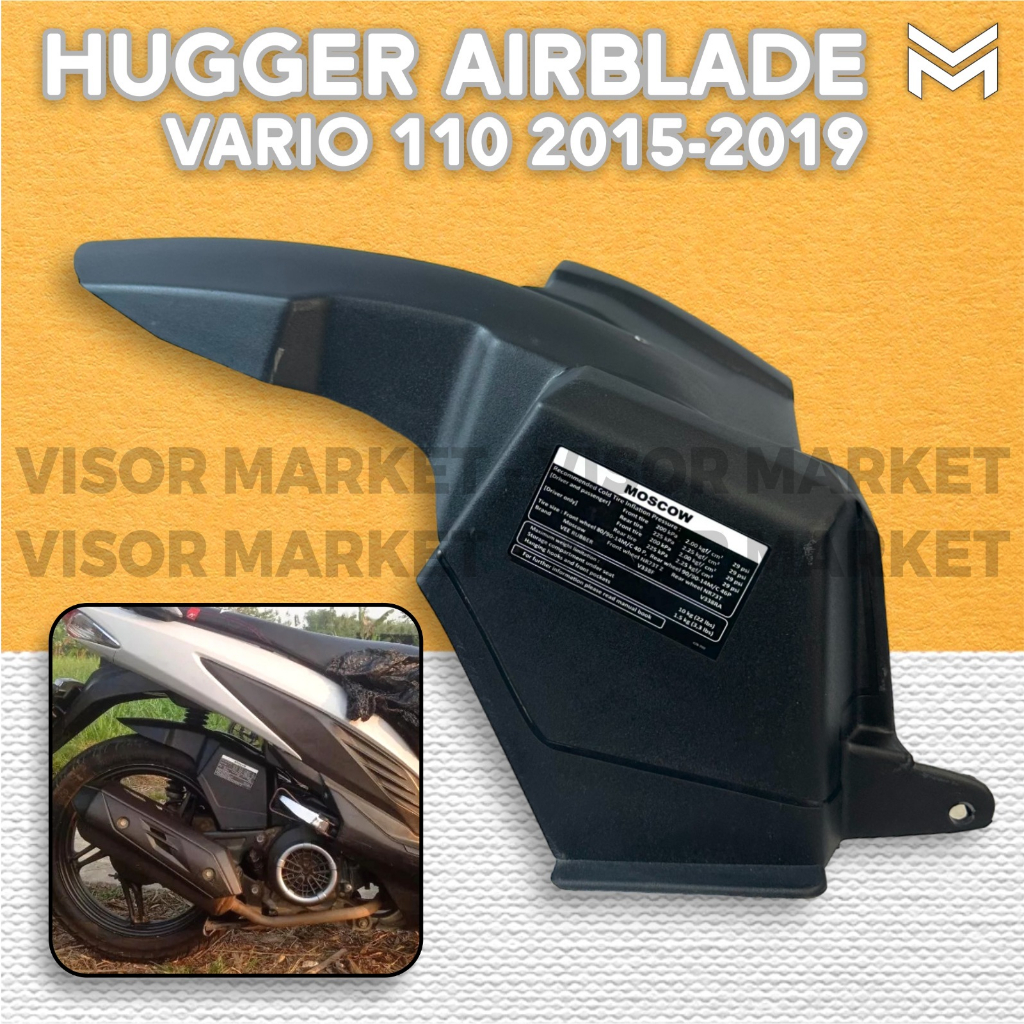 Jual Hugger Airblade Vario Esp Cbs Iss Spakbor Kolong Hugger Airblade Vietnam Free Sticker