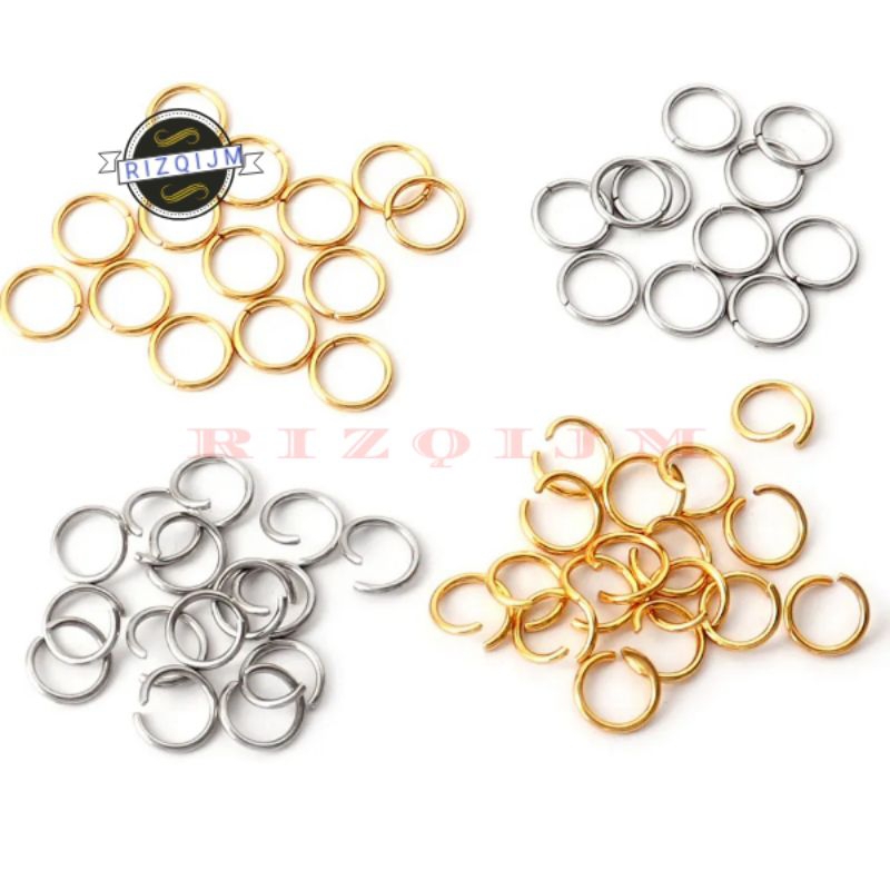 Jual Pcs Ring Bulat Ring O Pengait Bahan Aksesoris Shopee Indonesia