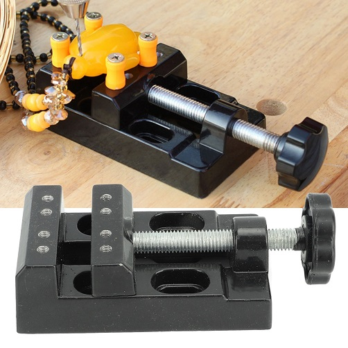 Jual DIY Carving Mini Bench Vice Flat Table Vise Clamp Tablet Drill ...