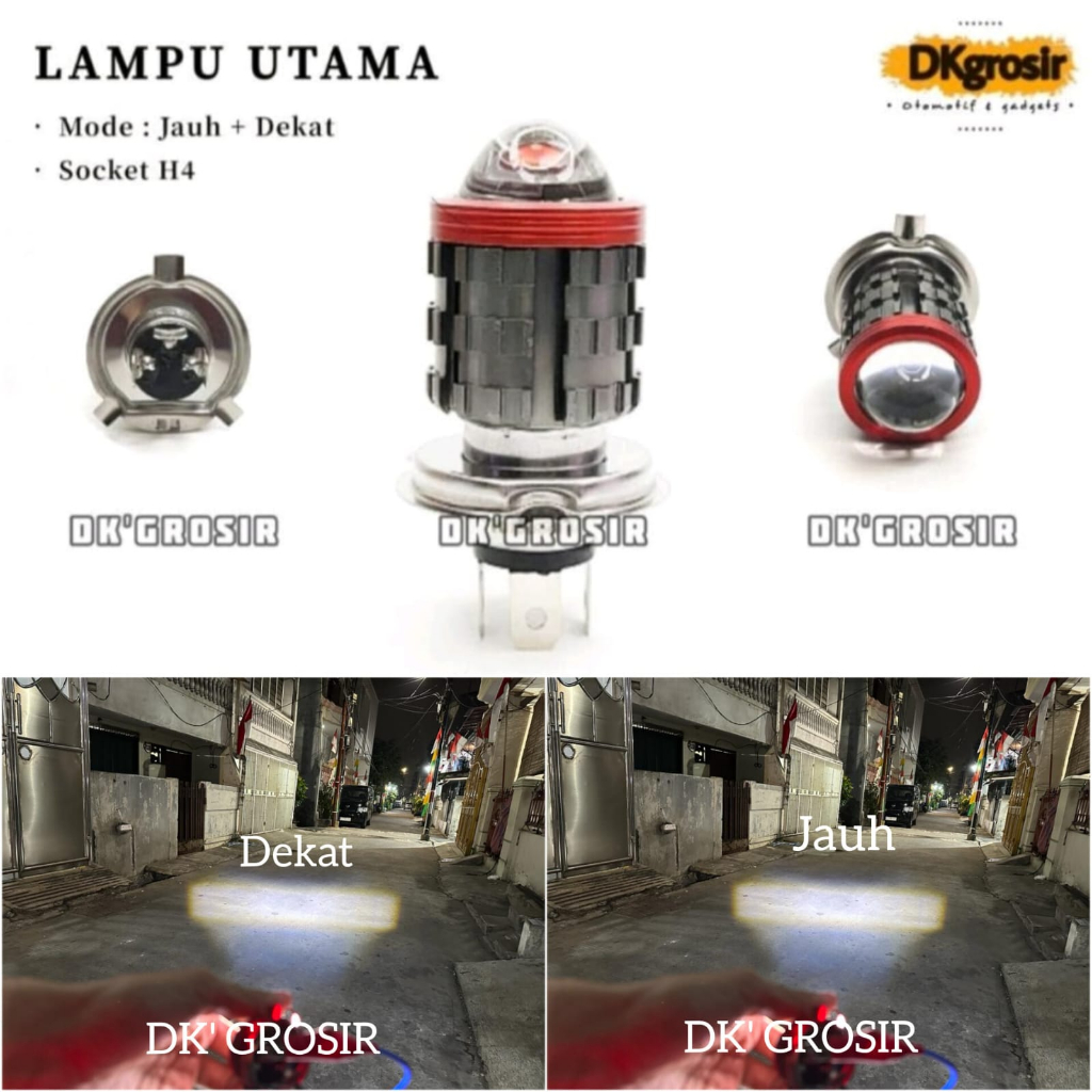 Jual Lampu Utama Led H Lampu Depan Tipe Laser Putih Kuning Lampu