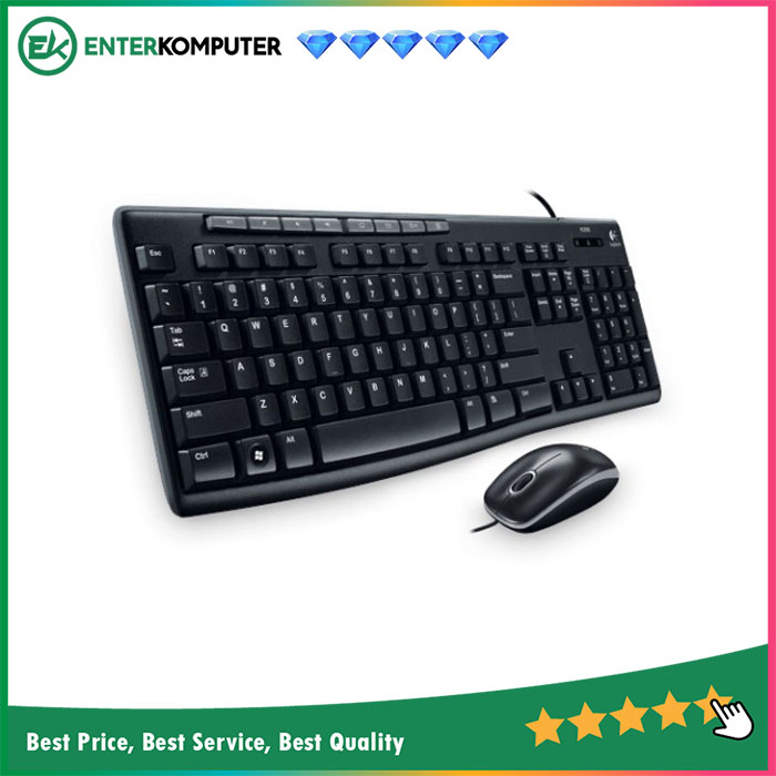 Jual Logitech Classic MK200 USB Plus Optical USB | Shopee Indonesia