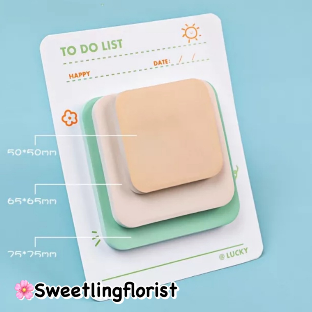Jual Sticky Notes Triple Size Memo Note Mix Color | Shopee Indonesia