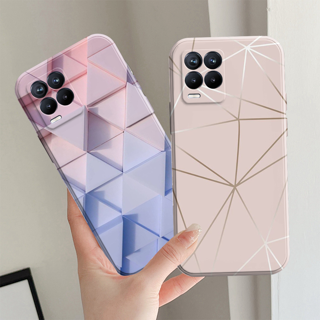 Yoedge Cover Natalizia Per OPPO Realme 8/8 Pro 4G 6,4 Pollici - Custodia In Silicone TPU Morbido, Design 3D Con Cervo, Antiuerto - 2