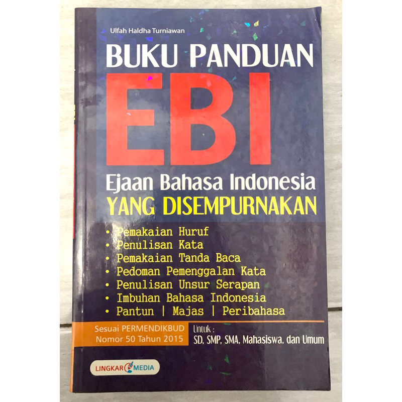 Jual Buku Panduan EBI (Ejaan Bahasa Indonesia) | Shopee Indonesia