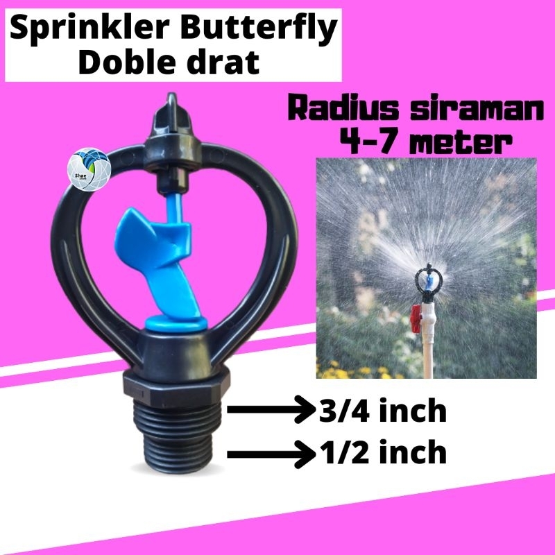 Jual Sprinkler Pertanian Springkler Taman Butterfly Sistim Irigasi ...
