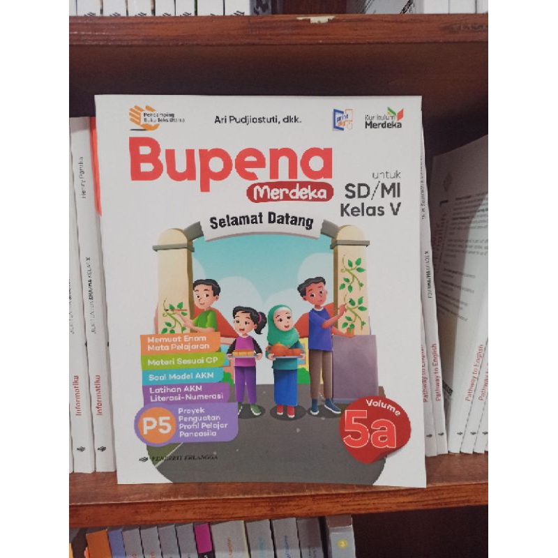 Jual BUKU BUPENA MERDEKA KELAS 5 SD JILID 5A ERLANGGA KURIKULUM MERDEKA ...