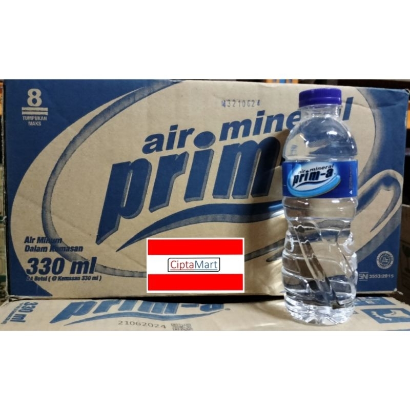 Jual Prima Air Mineral 24 X 330ml 1 Dus Shopee Indonesia 4484