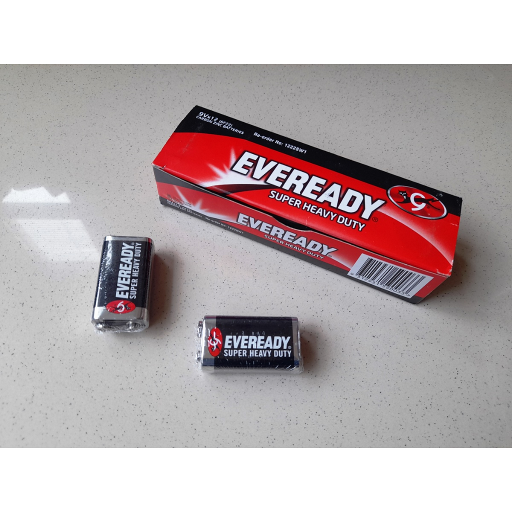 Jual Baterai Kotak 1222 9Volt Eveready Super Heavy Duty Shopee Indonesia