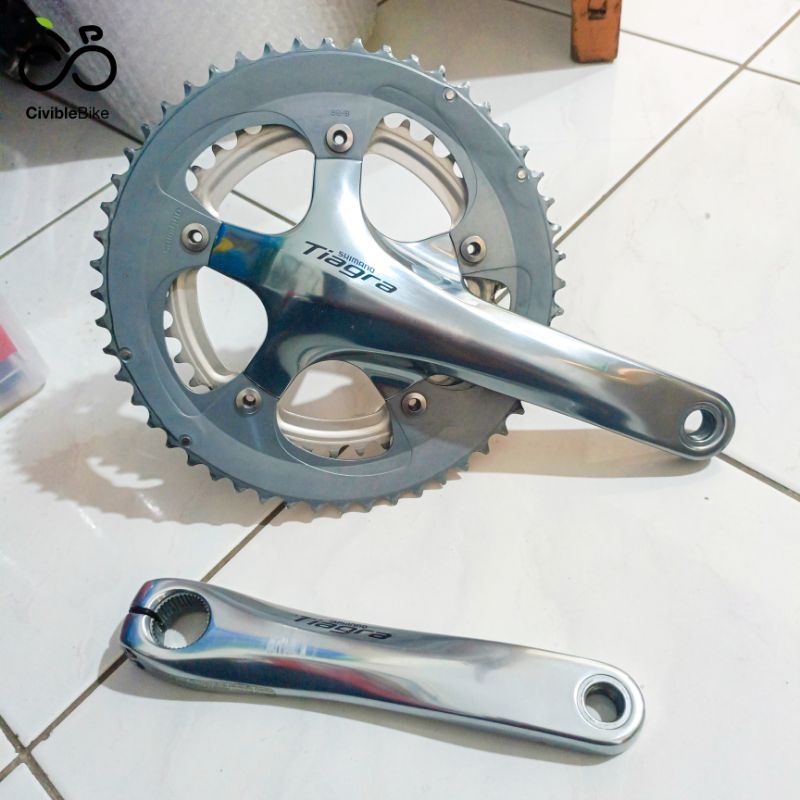 Jual Crank Shimano Tiagra 4600 52-36T 2x10 Speed 175mm Warna