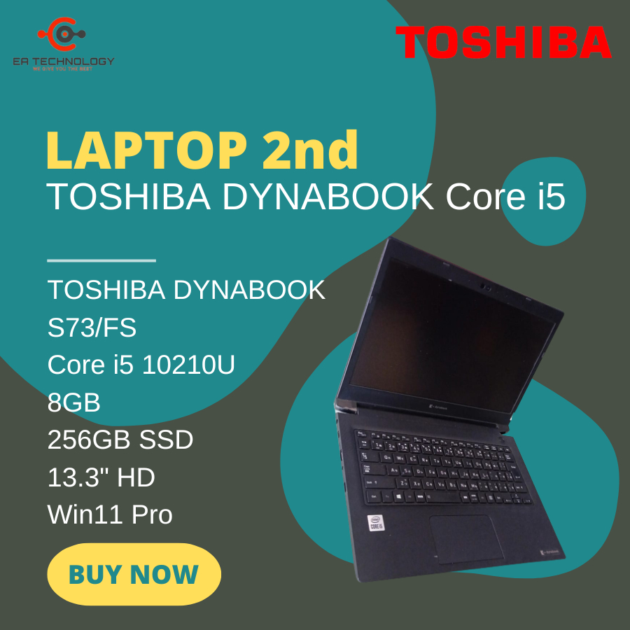 Jual TOSHIBA DYNABOOK S73/FS Core i5-10210U 8GB 256SSD 13.3 HD Win11 Pro |  Shopee Indonesia