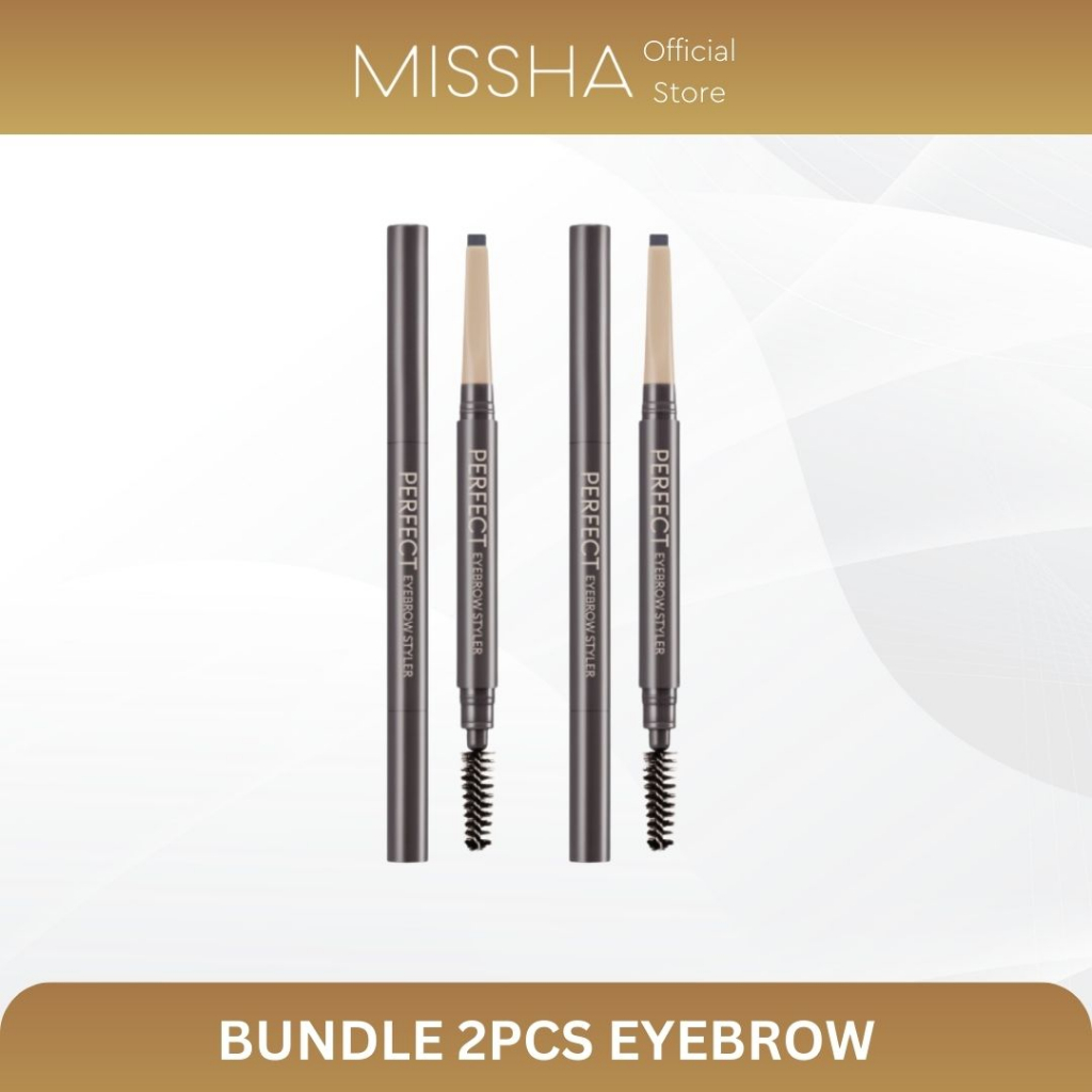 Jual BUNDLING MISSHA PERFECT EYEBROW STYLER (2 PCS) | Shopee Indonesia