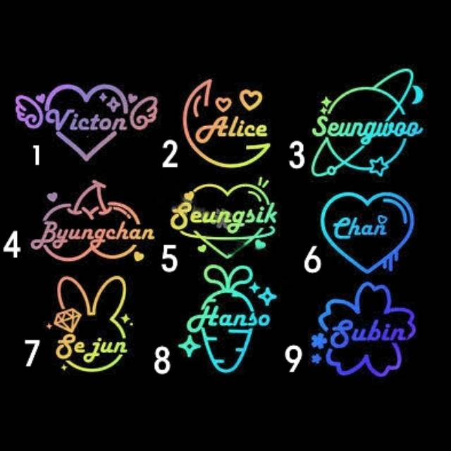 Jual Victon sticker hologram (bisa request nama lain) | Shopee Indonesia