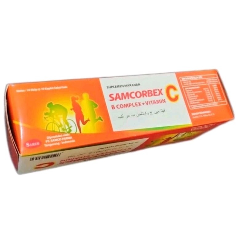 Jual SAMCORBEX C - B Complex + Vitamin C (100's /Dus) | Shopee Indonesia