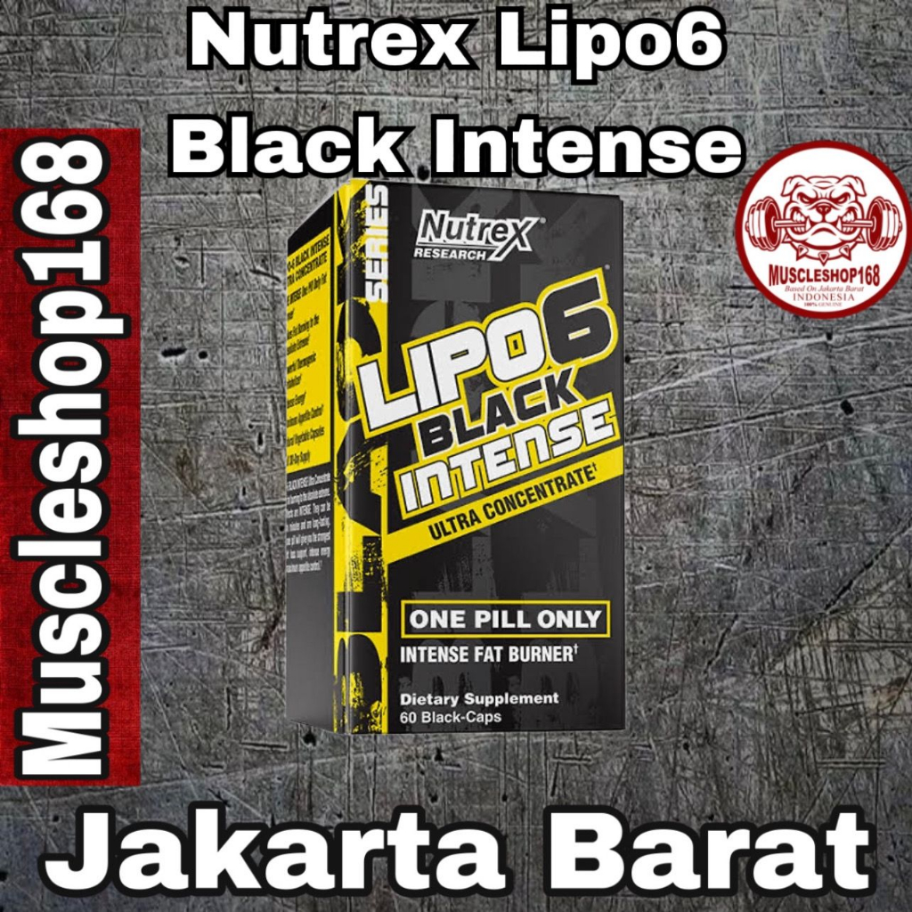 Jual Nutrex Lipo 6 Black Intense Ultra Concentrate 60 Caps Intense Fat ...