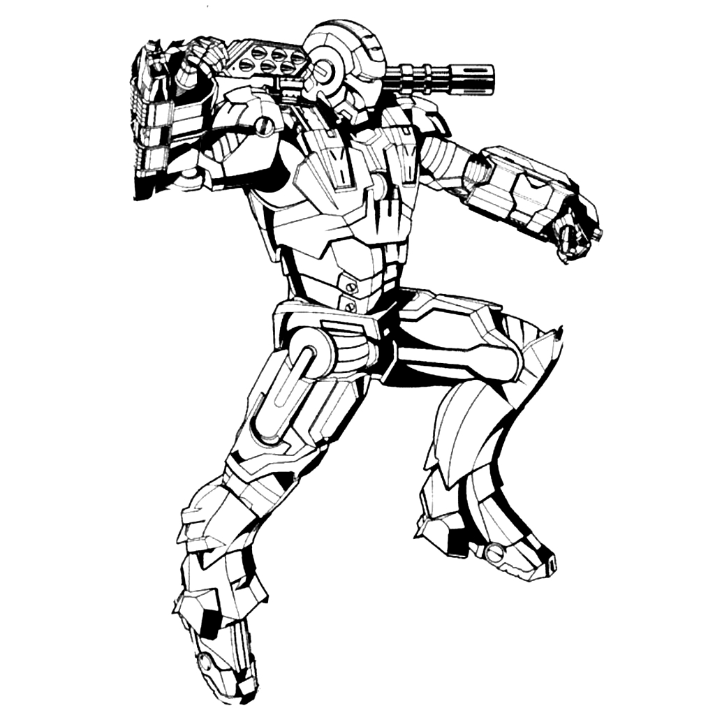Jual Gambar Sketsa Mewarnai / Iron Man / Part 1 / Gambar Sketsa