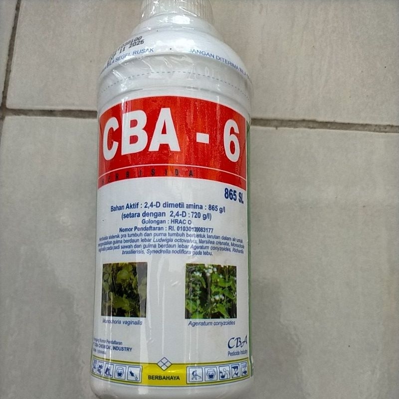 Jual Herbisida Cba 6 400ml Shopee Indonesia