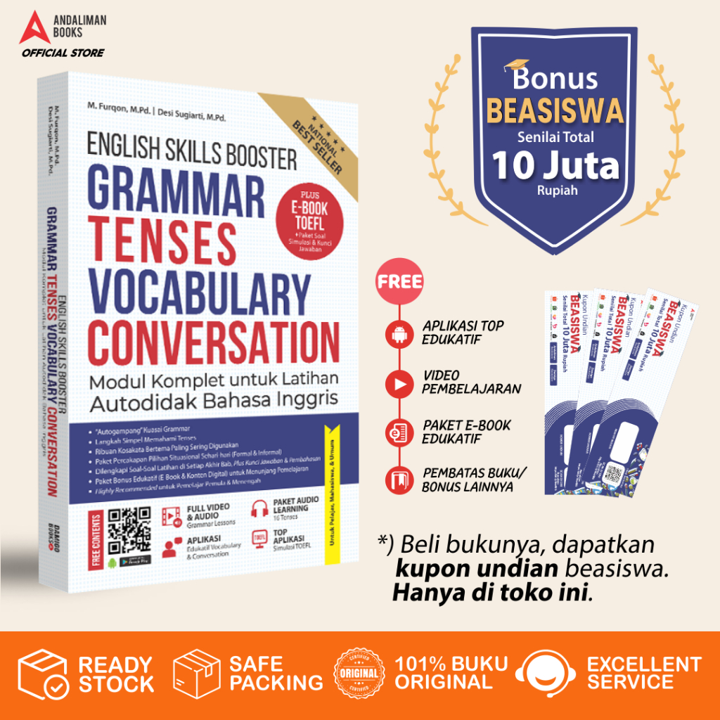 Jual CETAKAN TERBARU-BEST SELLER Buku Belajar B. INGGRIS-English Skills ...