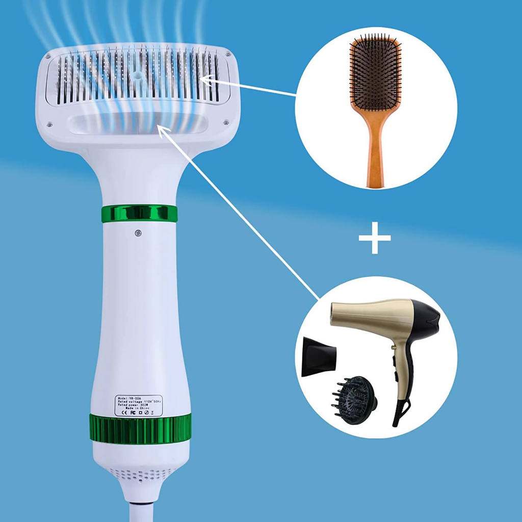 Jual Pet Grooming Dryer 2 IN 1 Sisir Pengering Anjing Kucing dan