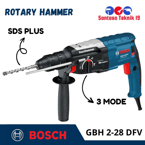 Jual BOSCH Rotary Hammer GBH 228 DFV 850W / Mesin Bor Beton Listrik