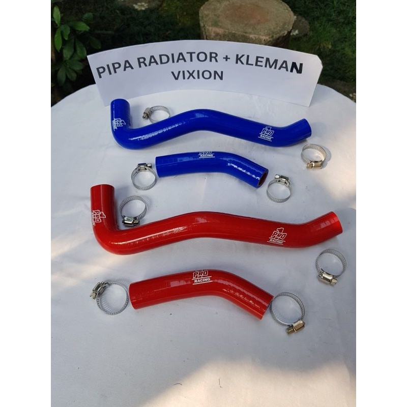 Jual Pipa Radiator + Kleman Vixion Pro 1 Racing | Shopee Indonesia