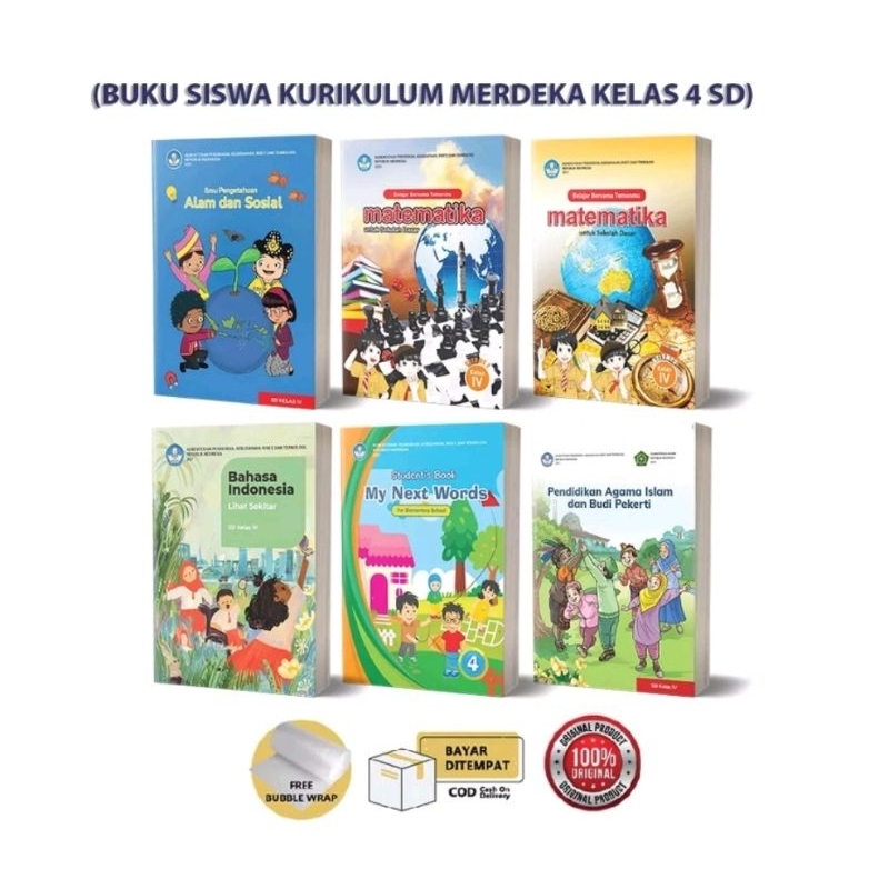 Jual Buku Kurikulum Merdeka SD Kelas 4 - KEMENDIKBUD ZONA 4 | Shopee ...