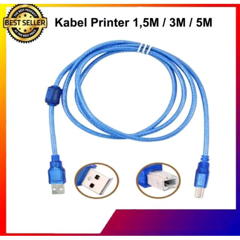 Jual Kabel Usb Printer 1 5m 3m 5m 10m Shopee Indonesia