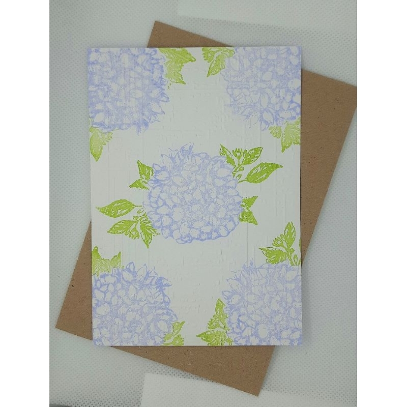 Jual Kartu Ucapan Emboss Timbul Handmade Grerting Card Kosong Bunga ...