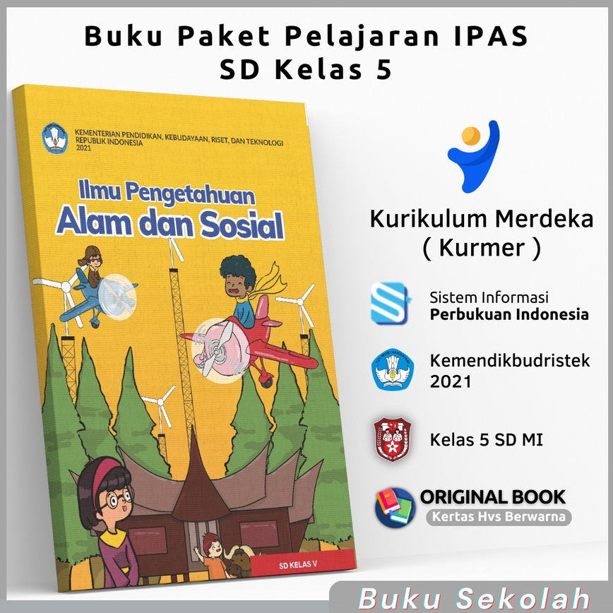 Jual Buku Paket Pelajaran IPAS Ilmu Pengetahuan Alam Dan Sosial SD ...