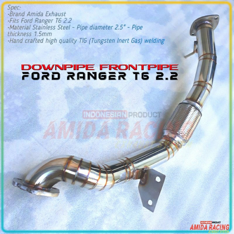 Jual DOWNPIPE FRONTPIPE FORD RANGER T6 2.2 | Shopee Indonesia